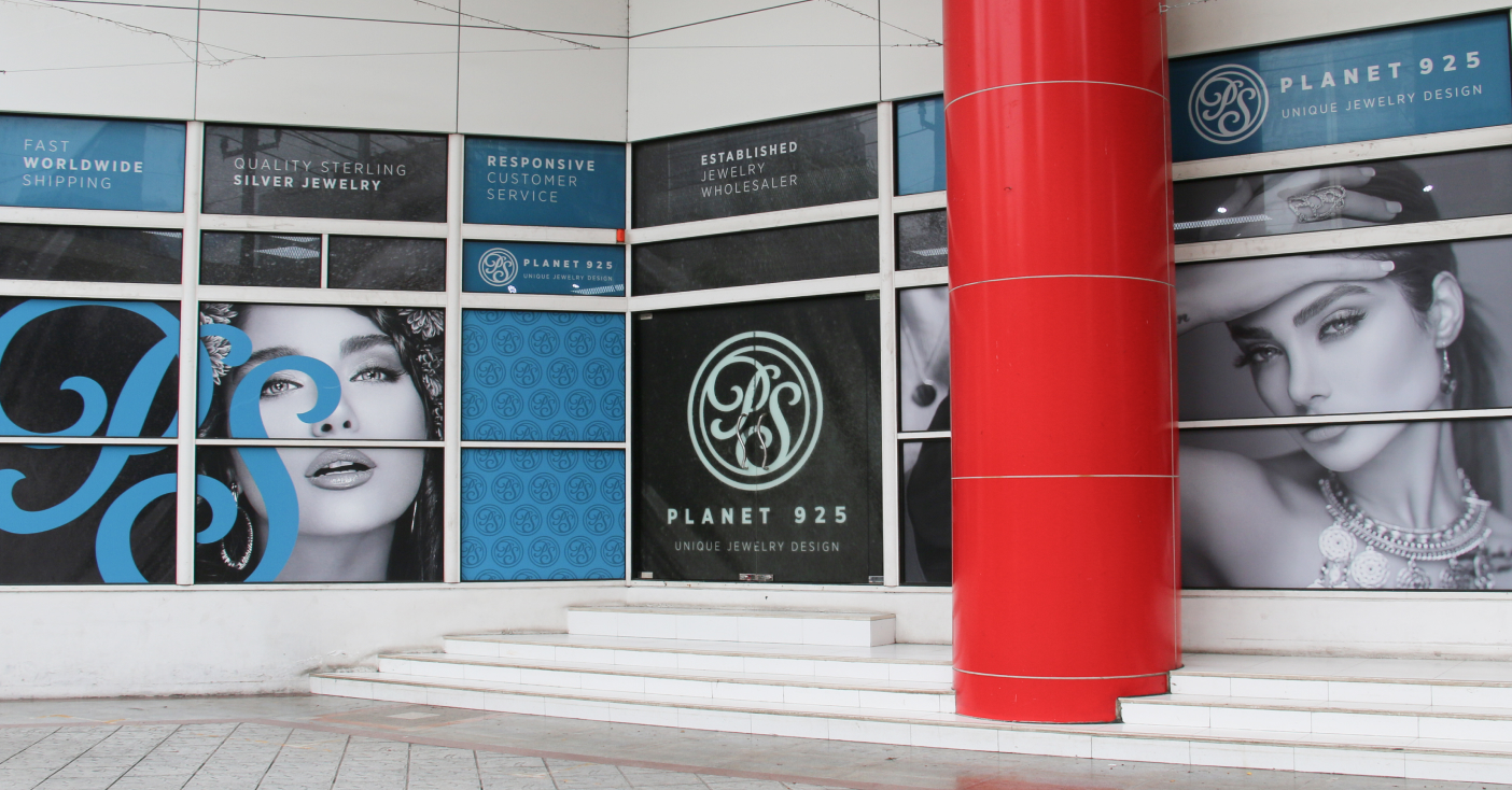 Store Front of the Planet Silver Wholesale Jewelry Store on the ground floor of Palladium World Shopping in Bangkok