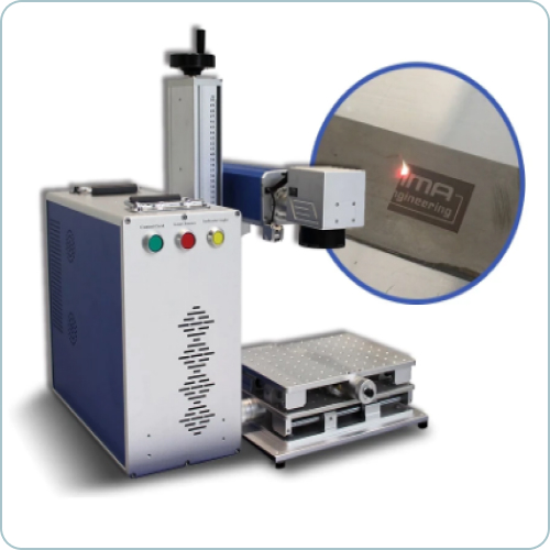 Laser engraving machine for branding logo on 925 silver jewelry