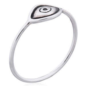 A evil eye 925 sterling silver ring