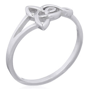 A celtic flame 925 silver ring