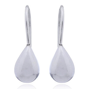 A pair of 925 silver earrings short teardrops