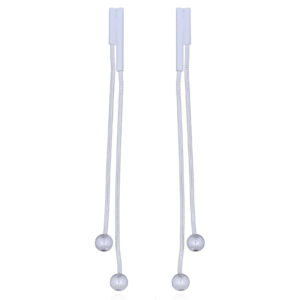 A pair of long 925 silver stud earrings charming sterling silver jewelry