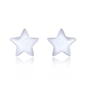 A pair of tiny 925 silver star stud earrings