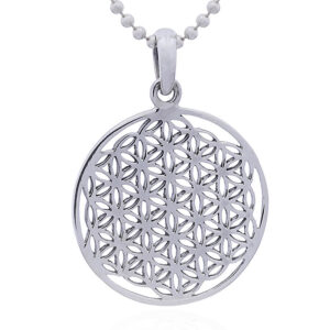 A 925 silver flower of life pendant