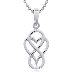 A everlasting love sterling silver pendant
