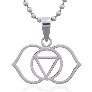 A third eye chakra 925 silver pendant