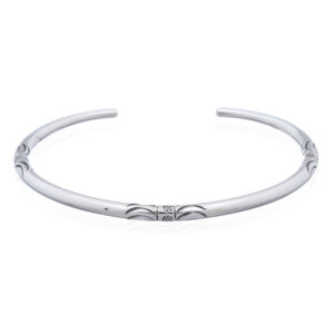 An antique marked men bangle in 925 silver