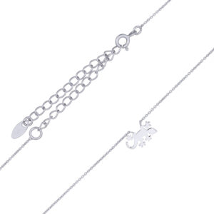 A gecko 925 silver chain necklace