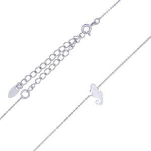 A seahorse 925 silver chain necklace