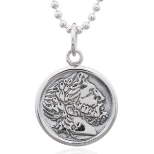 A rare ancient greek coin pendant sterling silver
