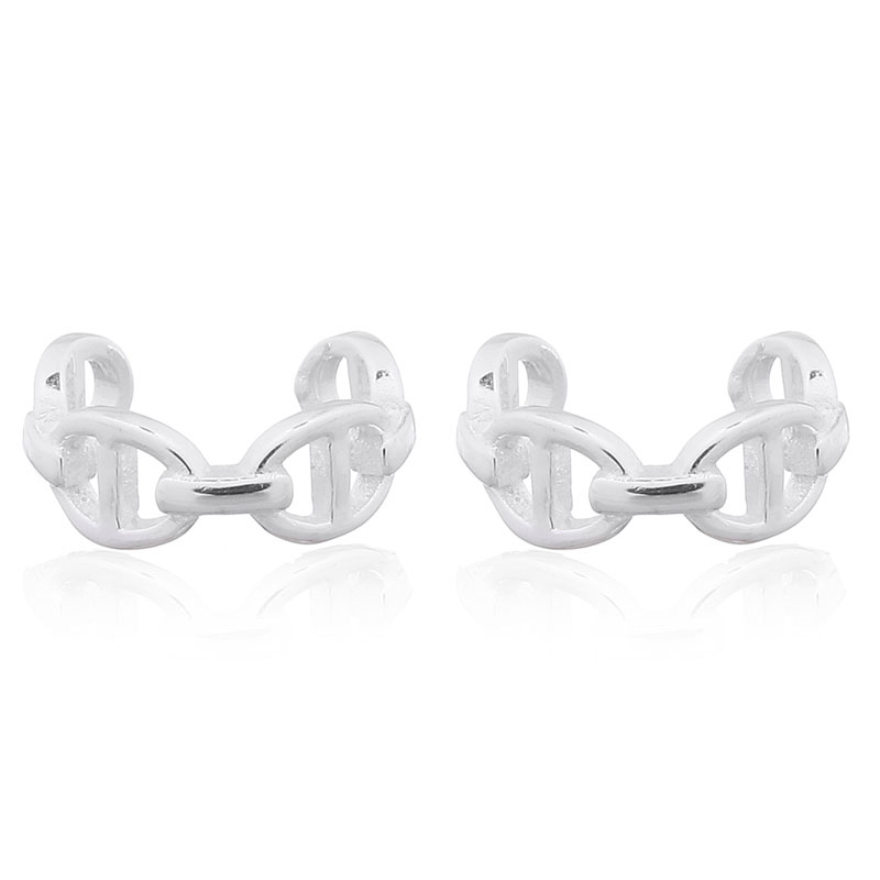 types of silver earrings: ear cuff earrings wholesale