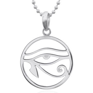 A 925 silver eye of horus charm egyptian symbol of protection