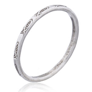 A ichthys 925 silver stack ring