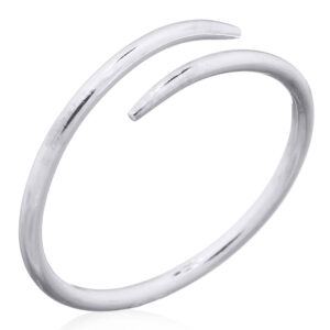 A minimalist style wrap around ring 925 silver