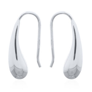A pair of 925 sterling silver dew drop earrings