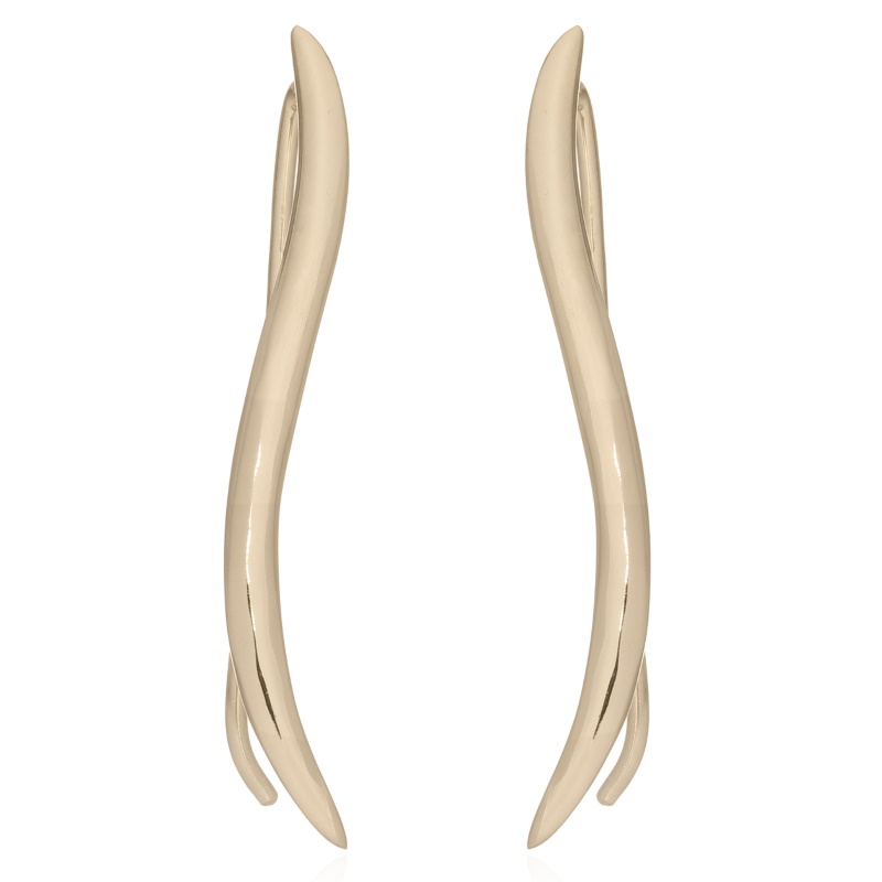 types of silver earrings: ear line earrings wholesale