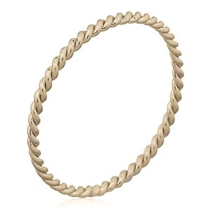 A gold plated thin wire ring