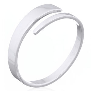 A sterling silver adjustable wrap ring