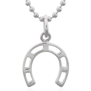A 20mm horse shoe 925 sterling silver pendant