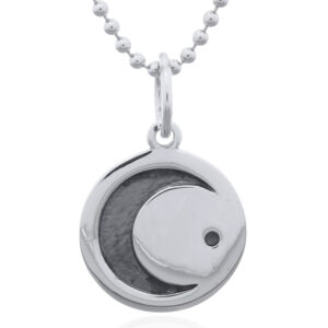 A 925 sterling silver moon pendant