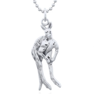 A kangaroo 925 sterling silver pendant