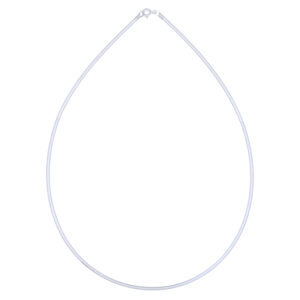 A omega chain sterling silver necklace