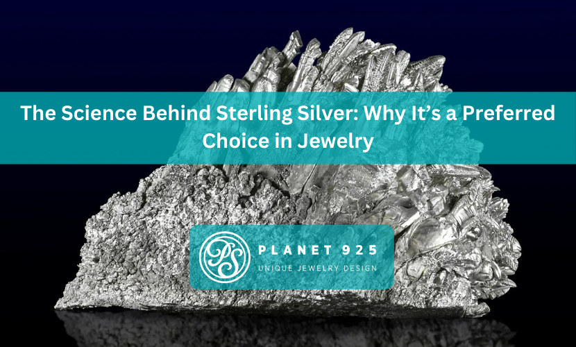 Silver is a preferred choice in jewelry