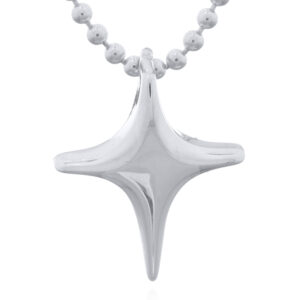 A 925 sterling silver sirius celestial star pendant
