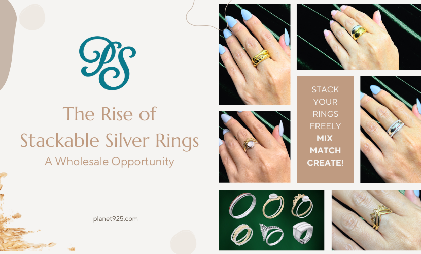 Silver Jewelry Wholesale The Rise of Stackable Silver Rings 3 All categories