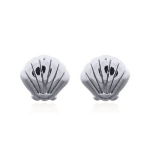 Sea Shell 925 Sterling Silver Stud Earrings