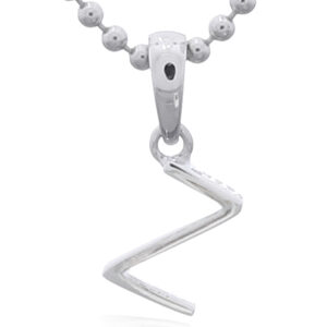 Sterling Silver Capital Letter “Z” Pendant
