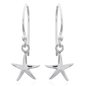 Dancing Star Sterling Silver Dangler Earrings