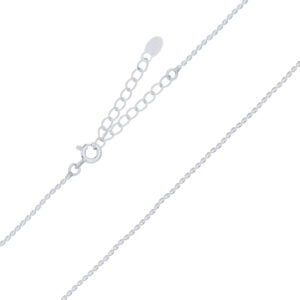 925 Silver Smooth Capsule Chain Necklace