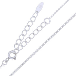 Small Link Cable Sterling Silver Necklace